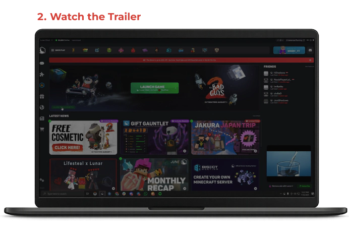 minecraft screen background